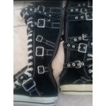 Baskets montantes converse pour femme, pointure 38. ces baskets d�contract�es sont dot�es d'une fermeture ...