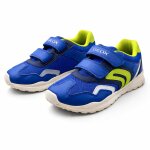 Baskets pavel bleu roi et vert fluo geox taille 32