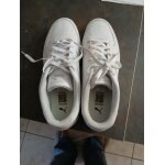 Basket puma blanche taille 46 porté 2 fois. Basket puma blanche taille 46 porté 2 fois.