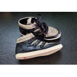 Baskets redskins converse pointure 37 cuir gris et noir