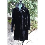 Tr�s beau manteau burton teddy noir avec gros boutons en fermeture :34 mais 38 / 40.
