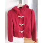 Beau manteau / veste rouge  capuche 34 tbe