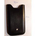 Bel tui - pochette cuir noir mont blanc