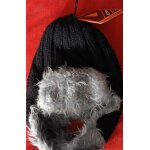 Belle chapka icepeak. noire avec intrieur polaire et fausse fourruretaille unique. neuve avec tiquette ...