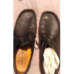 Belles chaussures clarks originals homme. t44 fr. uk 10. tout cuir noir semelle gomme