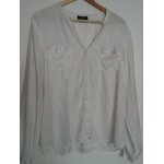 Belle chemise en soie caroll t. 44 ecru douce et confortable Belle chemise en soie caroll t. 44 ecru douce et confortable