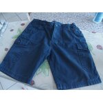 Bermuda 10 ans bleu marine taille ajustable