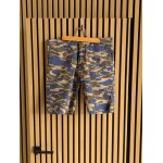 Bermuda carhartt sid short homme - w34 - camouflage beige marron vert et bleu - trs bon tat