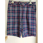 Bermuda element violet, rouge, blanc t38