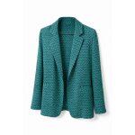 Blazer motif vert / noir g�mo taille 36