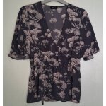 Blouse cache - coeur imprimé japonisant Blouse cache - coeur imprimé japonisant