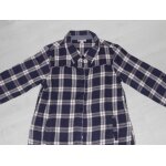 Blouse / chemise carreaux marine / blanc / gris chin pour fille 12 ans neuve
