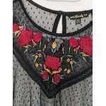 Blouse dentelle brod�e superdry