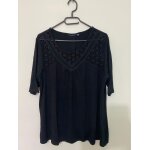 Blouse noire kiabi taille xl - 46 / 48 Blouse noire kiabi taille xl - 46 / 48