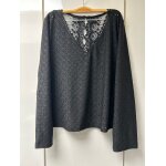 Blouse noire À trou trou shein - taille l Blouse noire À trou trou shein - taille l