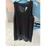 Blouse / top / d�bardeur noir d�sigual taille 38 neuve
