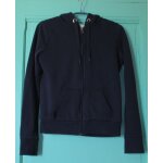 Blouson  capuche jennyfer - marine doublure blanc cass - 75%polyester / 25%coton - taille m (environ ...