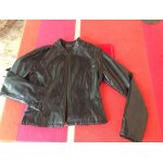 Blouson chattawak simili cuir 40 chocolat Blouson chattawak simili cuir 40 chocolat