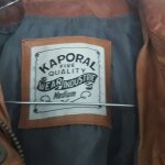 Blouson cuir cognac kaporal marron camel taille m medium veste peau d agneau sheep skin five quality ... Blouson cuir cognac kaporal marron camel taille m medium veste peau d agneau sheep skin five quality ...
