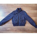 Blouson en cuir fille pepe jeans london (violet mauve)