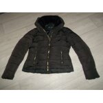 Blouson doudoune la redoute, noir, col fourrure, zipps dors taille m