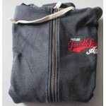 Blouson  fermeture clair et capuche jack & jones - modle vintage ath. - taille m - couleur gris fonc ...