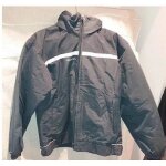 Blouson imperm�able � capuche marine 12 ans decathlon cr�ation