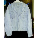 Blouson en jean bleu clair