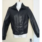 Blouson noir cuir taille s ou 36 . .