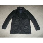 Blouson parka tommy hilfiger mi long , multipoches, capuche noir taille s tbe