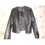 Blouson la redoute simili cuir 38 noir Blouson la redoute simili cuir 38 noir