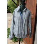 Blouson reversible c&a bleu / � carreaux. taille �tiquet�e:52. l.