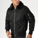 Blouson schott cwu - r army type - u ? taille l ? noir ? style aviateur authentique