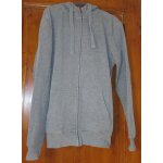 Blouson zipp avec capuche - angelo litrico basics de chez c & a - taille l - gris clair - 80%coton / ...