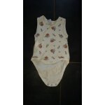 Body c&a coton 3 mois blanc motif lapin sans manche Body c&a coton 3 mois blanc motif lapin sans manche