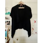 Bol�ro asym�trique noir 40 l comptoir des cotonniers.