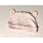 Bonnet rose dessins t�tes lapin oreilles arrondies animal v�tement accessoire petits enfants b�b�s
