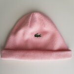 Bonnet rose vintage 70's lacoste