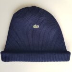 Bonnet vintage 70's bleu marine lacoste