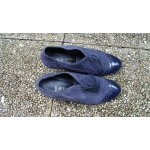 Boots la scarpa daim vynil bleu p38