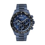 Boss montre bleu chronographe hommes hero 1513758