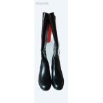 Bottes cavali�res en cuir noir - 40