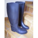 Bottes cavalires dcathlon coloris noir made in france pointure 39, 6 uk, 6, 5 us