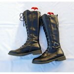 Bottes femme taille 41 cuir noir marque tamaris * neuf *
