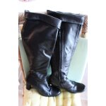Bottes minelli en cuir noir. pointure indiqu�e:37.