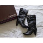 Neuves bottes noires  talon minelli - pointure 39