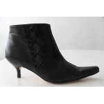 Bottines boots cuir noir. minelli. femme. taille 38 39.