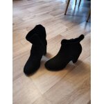 Bottines en daim noir femme taille 38