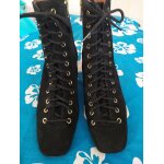 Bottines femme noires  lacets taille 38 marque bocage