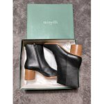 Bottines minelli en cuir de veau noir taille 36